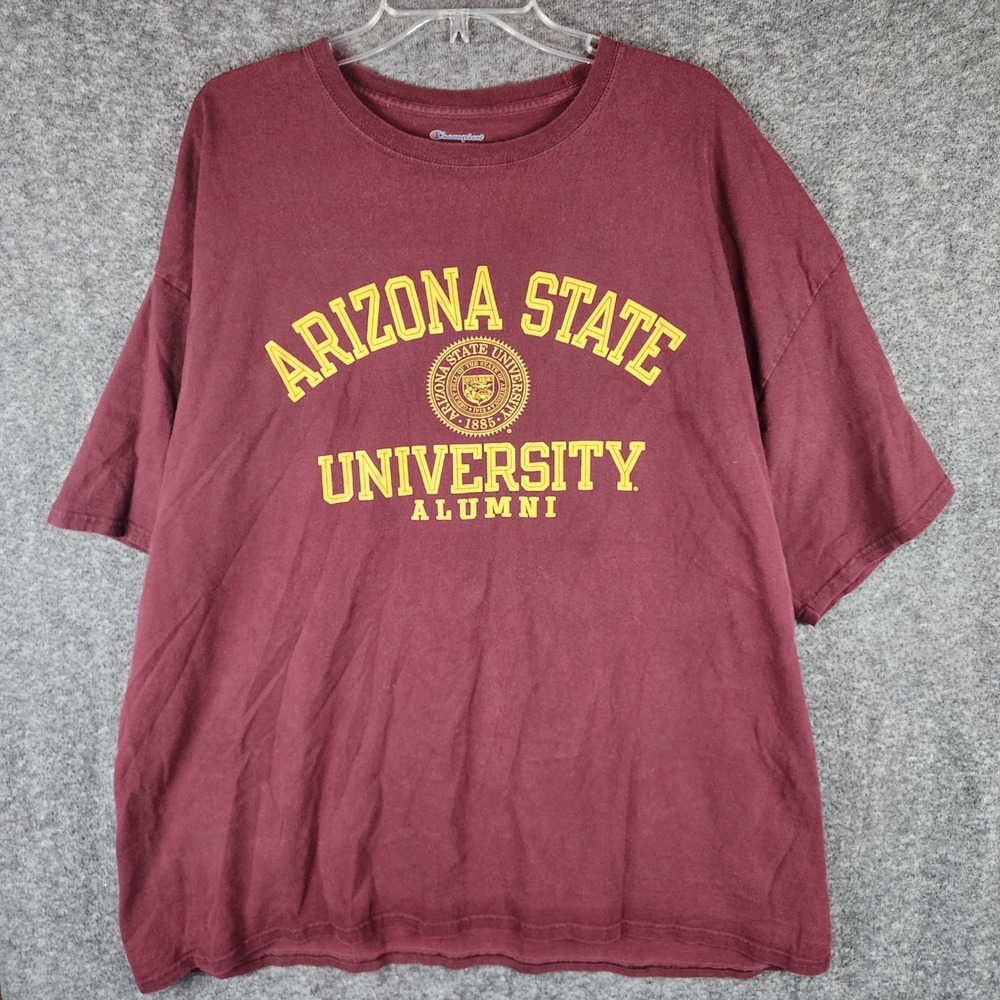 Arizona State Champion T-Shirt Mens 3XL Maroon NCAA Football Alumni EUC